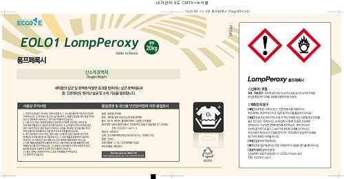 Hóa chất khử trùng và tẩy trắng đồ vải gốc Oxy EOLO1 LompPeroxy